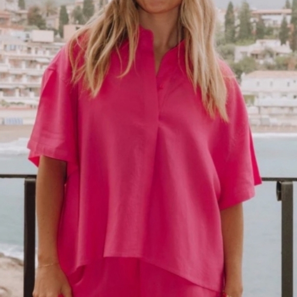 Daily Drills Linen Resort Top - Picture 2 of 9